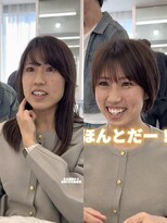 マウル ナゴヤ 名駅(MAEUL NAGOYA) 似合わせカット ココアベージュ ショートボブ 30代40代50代