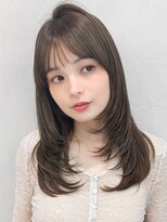 アグノス 青山(Agnos)&nbsp;前髪似合わせカットセミディ外ハネボブレイヤーカット美髪