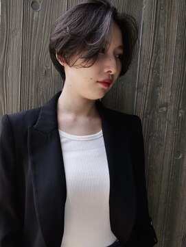 ソルト 舞鶴店(Salt) ハンサムショート/ショートカット/大人ショート/黒髪ショート