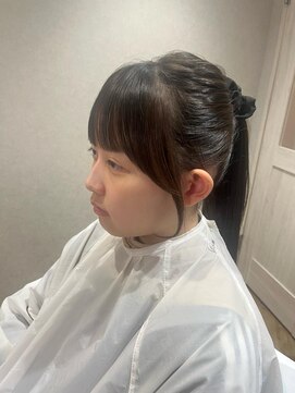 ラビマーニ 箕面店(Labimani) 横から見ても可愛い顔周りカット