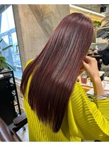 トヌコア ルア 下北沢店(TONUKOA RUA) ツヤ感たっぷりチェリーレッドカラー