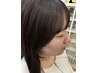 【新規限定】春の垢抜け♪前髪ストレート＋カット