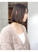 切りっぱなしボブ