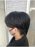 毛流れパーマ