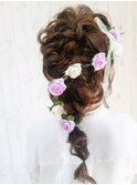 【Anphi】パーティーヘアセット 特別な日のヘアアレンジ