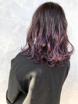 へアメイクワンプラス 四日市(HAIR MAKE ONEplus) カラーバター パープルグレー