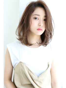 ロゼ 茨木(Rose) 【Rose/茨木】大人かわいい_ひし形シルエット_ミディアムi