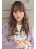 かわいいロングヘア/ミルクティーベージュのふわロング