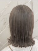 【Zina　渋谷】イメチェン毛先パーマ耳かけ×フォギーベージュ