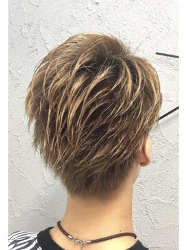 ヒロギンザ 浜松町店(HIRO GINZA) 七三オールバックショート<ヒロ銀座/理容室/メンズ>