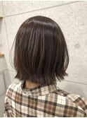 【ma'amZee conn小林】愛され外ハネボブ×ハイライトカラー