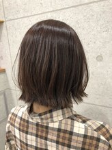 マアムジーコネクション(ma'am zee Connection.) 【ma'amZee conn小林】愛され外ハネボブ×ハイライトカラー