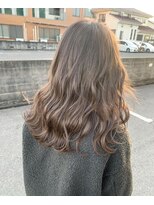 アリープアウル(ALEAP owl)&nbsp;透明感抜群！!アッシュベージュ♪[くすみベージュ/20代/30代]