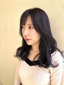 キャパジャストヘアー(CAPA just hair) 透明感あるダークパープル