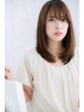 ミック ヘアアンドメイク アップ 駒込店(miq Hair&Make up) しっとりまとまる♪大人かわいいココアベージュミディa1