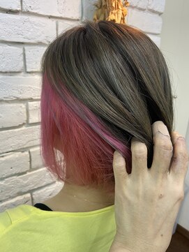 ヴォイス(voice) インナーカラー　ピンク