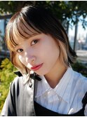シースルーバング×フェイスフレーミング