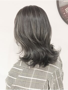 シアー(sheer) 《sheer/大黒》#ウルフ#オリーブグレージュ#ハイライトカラー