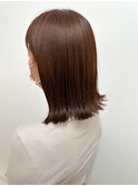 大人かわいい耳かけ切りっぱなし外はねボブ