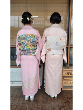 ベルコフレ 玉造店(Belle Coffret) 【BelleCoffret】着付け 訪問着 大阪天王寺玉造 結婚式着付け