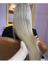 どぅ~す 梅田店 【どぅ~す】バレイヤージュ×カラー×エクステ