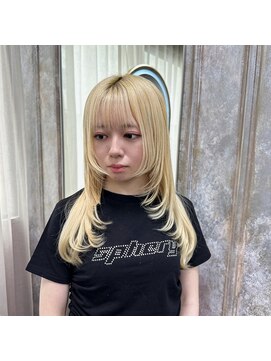 ガルボヘアー 名古屋栄店(garbo hair) ハイトーン10代20代プルエクステレイヤーカット