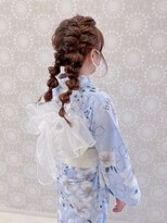 ミネヘアアンドメイク高知店&nbsp;編み込みツインテール