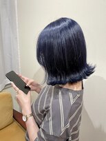 リミットバイアフィナー 大宮店(limit by Afinar)&nbsp;切りっぱなしボブ×ネイビーブルージュ【大宮】
