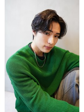 ニコ トウキョウ 渋谷(nico TOKYO) センターパート/ニュアンスパーマ