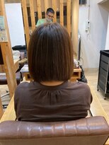 グランバイ アトリエドングリ(Grand × AtlierDonguri) お客様髪質改善データ1260(縮毛矯正後のカット)