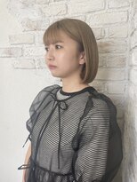 エルサフィロ ヨドヤバシ(el zafiro yodoyabashi)&nbsp;ハイトーンベージュ　ボブ　20代30代