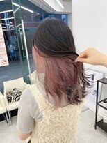 ブラウン(Brown)&nbsp;ペールピンクインナーカラー