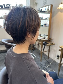 アペロ(Ape'ro)の写真/<みやき町/駐車場有>ダメージを最大限カットした髪に優しいカラーが好評☆色持ちも良く自宅での再現性も◎