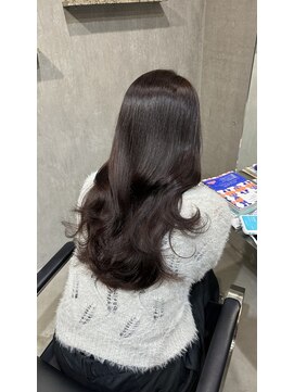 ラック(LUCK) レイヤーぱっつん前髪ステップボーンカットシルキー船橋/韓国