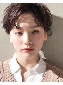 くせ毛風ショート　【仙台/あおば通/広瀬通】