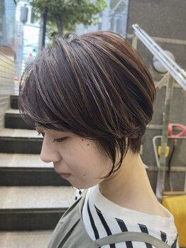 ニニ(nini)の写真/《大通/札幌》高頻度の白髪染めもダメージ0＊イノアカラ―白髪染めで高発色!色モチ続く魅惑グレイカラー!