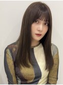 韓国風/レイヤーカット/透明感カラー/顔周りカット/髪質改善