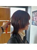 ブランニューロミエ 野田阪神店(Brand new lomie) ウルフカット+インナーカラー/ショートウルフ/レイヤーカット