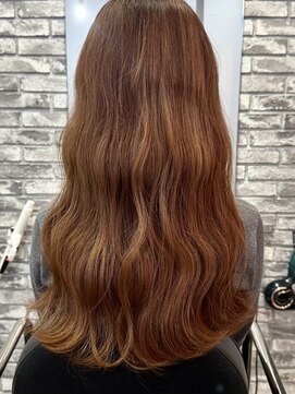 クロト(Clotho) ブリーチカラー/オレンジベージュ/ダブルカラーハイライト