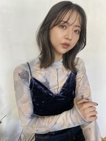 モーブ(MAUVE)&nbsp;【HANAE】インナーカラー/切りっぱなし/レイヤー