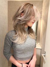 ラキング シガ(LAKING SHIGA) 海外風バレイヤージュ×レイヤー×フェイスフレーミング