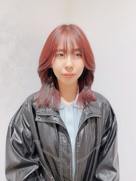 カナージュ(Canage) ピンクレッド×くびれヘア