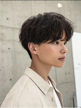 ミー 岡崎(mii) メンズマッシュパーマニュアンスパーマ