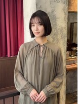 モードケイズ テソロ店(MODE K's) 【王道愛され】切りっぱなしボブ×艶カラー