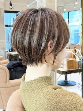 グランド(GRAND) ショートボブ髪型30代40代50代前髪あり前髪無し面長丸顔【西村ss