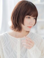 カバーヘア 上尾西口店(COVER HAIR)&nbsp;ミルクティーピンクブリーチなしくびれハッシュウルフボブ20代c9