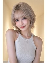 アイトーキョーエス 渋谷(AI TOKYO S)&nbsp;ハッシュカット/グレージュ/デザインカラー/渋谷