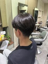 Men's U-AMBOISE  寝屋川/メンズパーマ/ブリーチ/白髪ぼかし/ハイライト&nbsp;ナチュラルフェザーパーマ