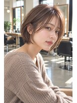 FRAMES 南浦和店【11月6日OPEN（予定）】&nbsp;ショートボブ髪型20代30代40代前髪あり前髪なし面長丸顔南浦和