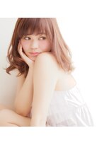 リッコ 横浜(ricco)&nbsp;ブリーチをしないダブルカラーで透明感を（ピンクベージュ